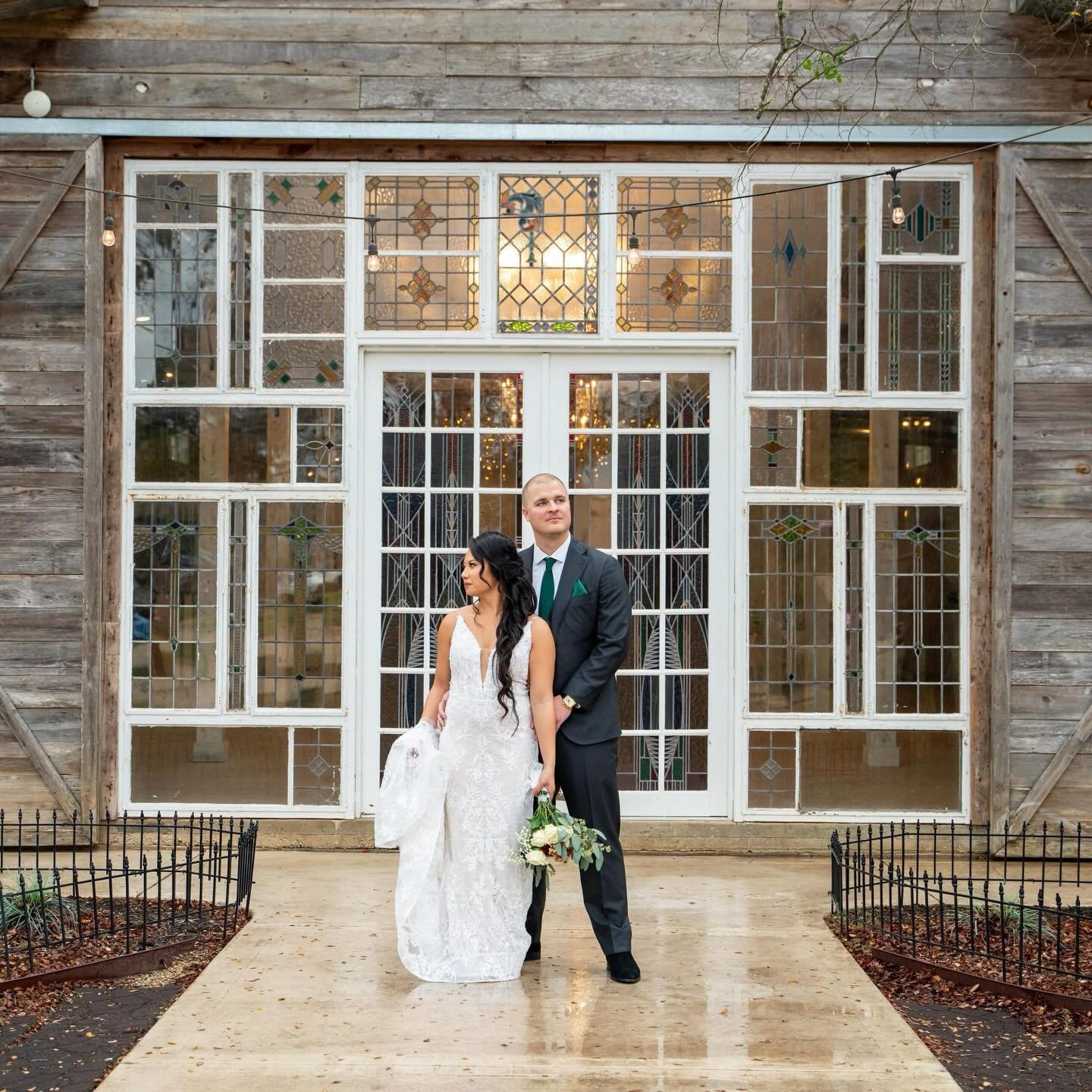 Standing strong together, rain or shine. ☔️🫶🏻
 
Happy First Anniversary, Wade + Stephanie! 🤍

Photography/Videography: @eivans_inc 
Bartending; @bartenders4you 
Coordination: @momentsbymaddie.we 
Desserts: @penningtonscakes 
Dress: @coreenasbridal