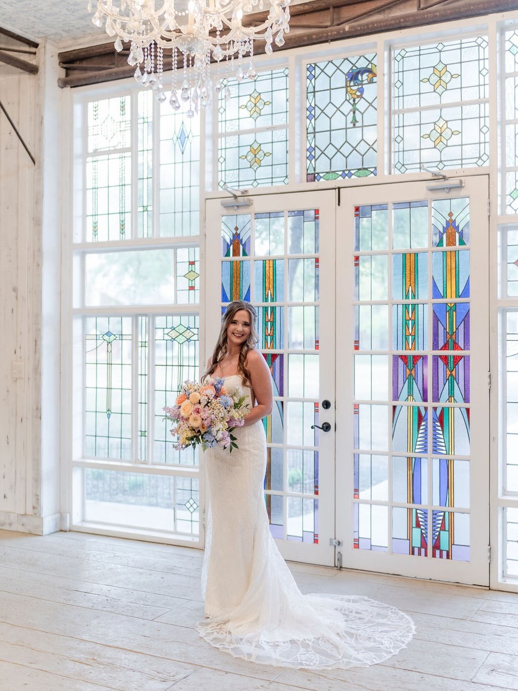 Introducing Mrs. Latham 🔥🤍

Photography: @witteidea 
Dress: @vowdweddings 
HMU: @southern.tease 
Florals: @suebeevintage 

#mrs #bridals #bride #justmarried #harperhillranch 
stained glass, wildflowers, field photography, New Braunfels, Seguin, Tex