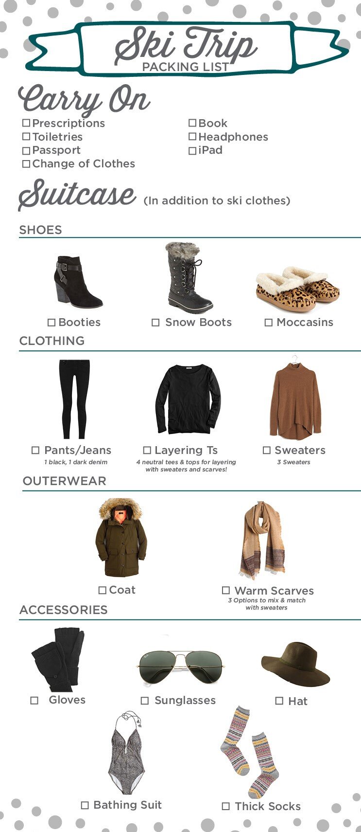 toddler snow trip packing list