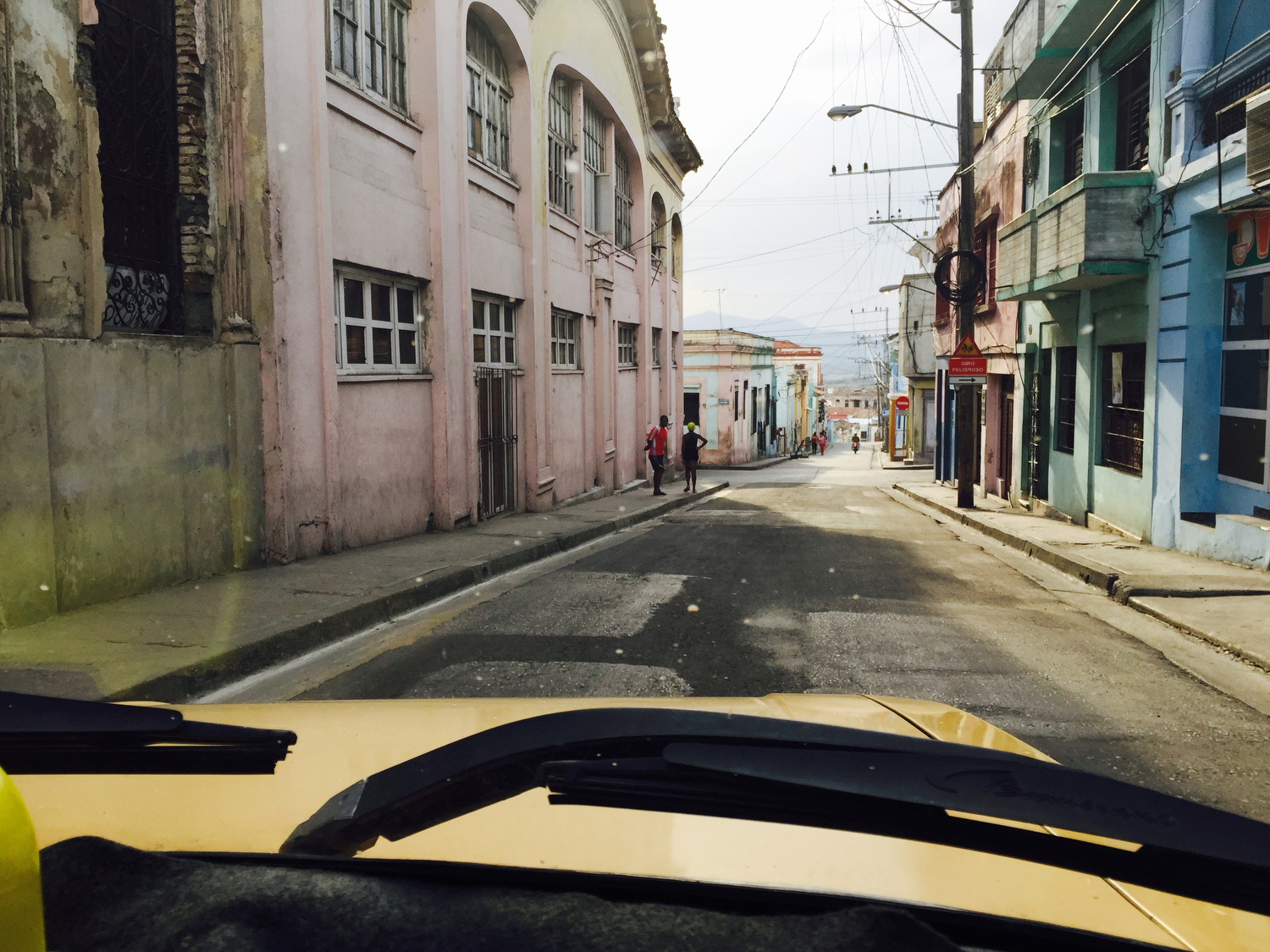  Street scene in Santiago de Cuba, Cuba. 