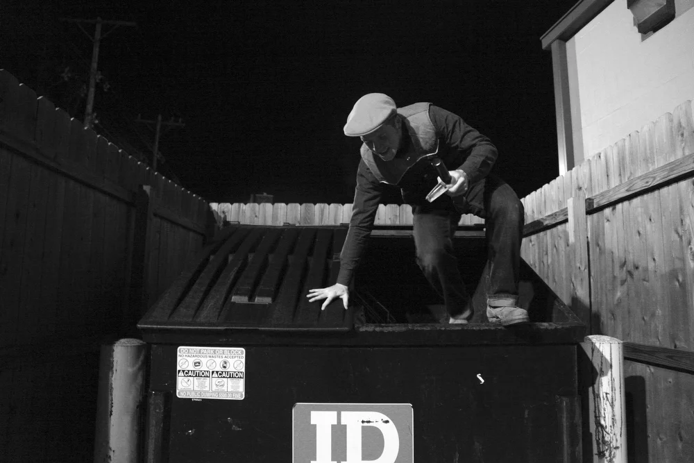 Brian Deis dumpster dives for food, clothing, and furniture as a way to save money and reuse items that would otherwise end up in a landfill. 