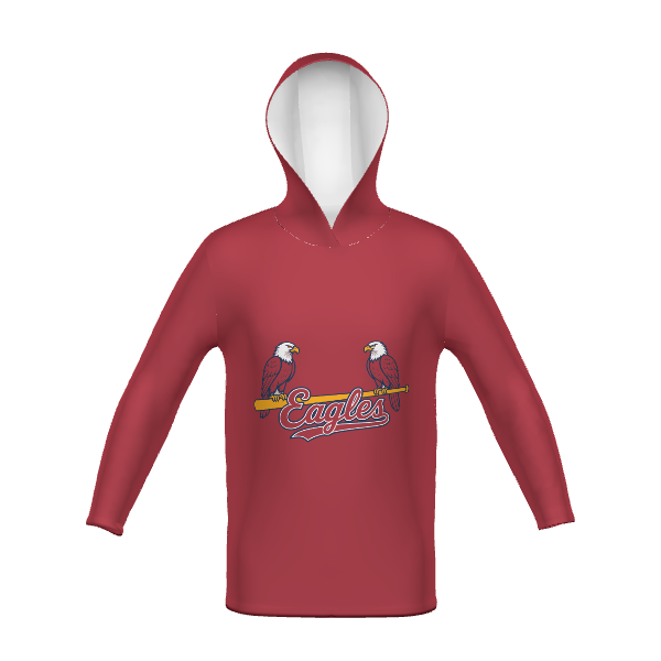 Holloway Youth FreeStyle Sublimated Cotton-Touch Poly Hoodie - Red