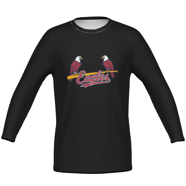 Holloway FREESTYLE TURBO COTTON-TOUCH POLY LONG SLEEVE TEE - Black