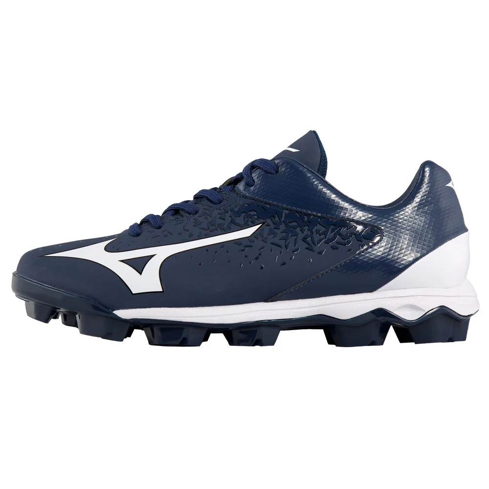 Mizuno Men Wave Select Nine Mid Baseball Cleats NEW MIZUNO men\'s wave select nine baseball cleat in black/white display picture 1