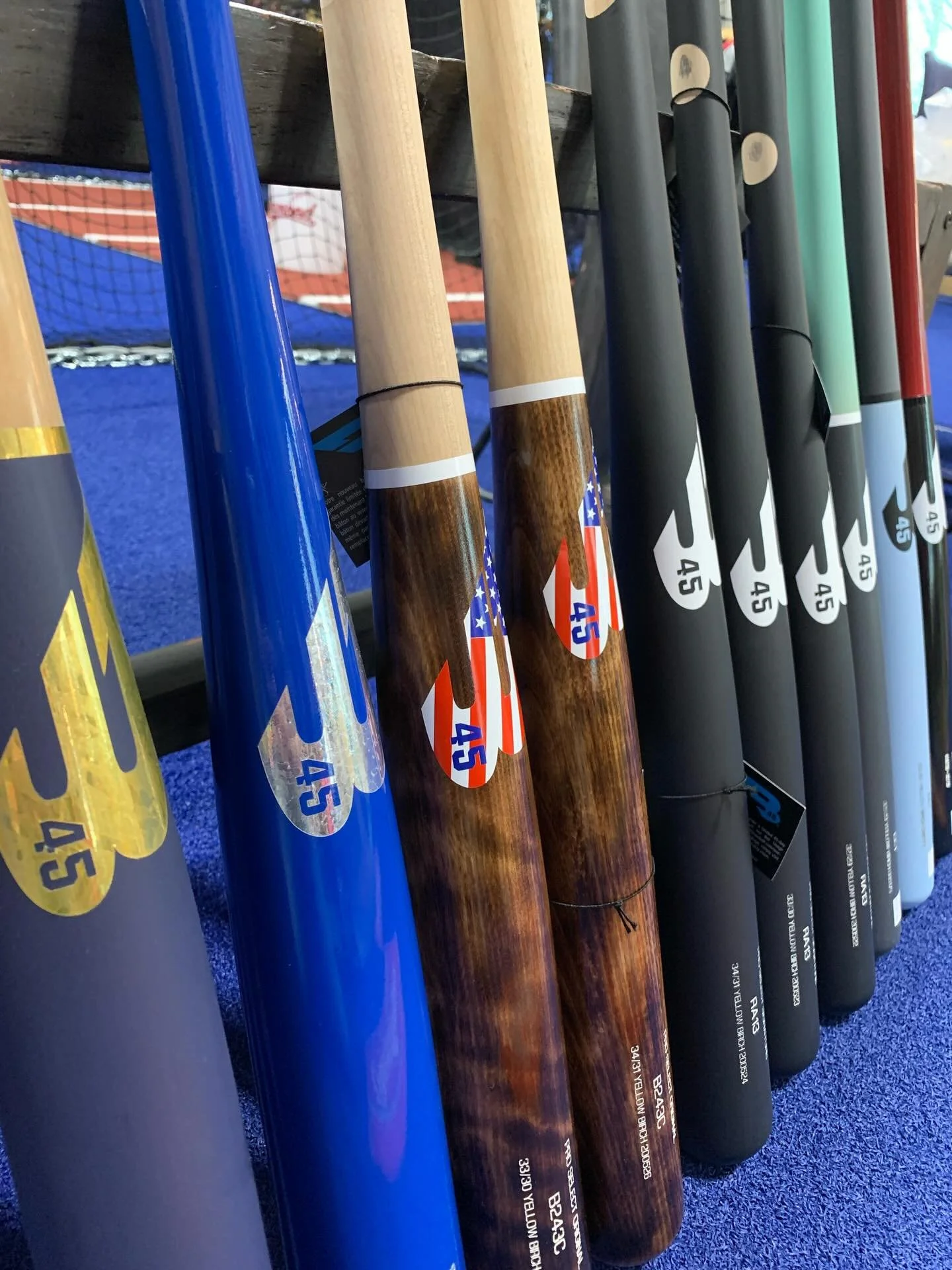 New round of B45&rsquo;s have arrived!  Stop by and get some new wood today! 
.
.
#b45 #b45baseball #baseball365 #woodbats #baseballseason