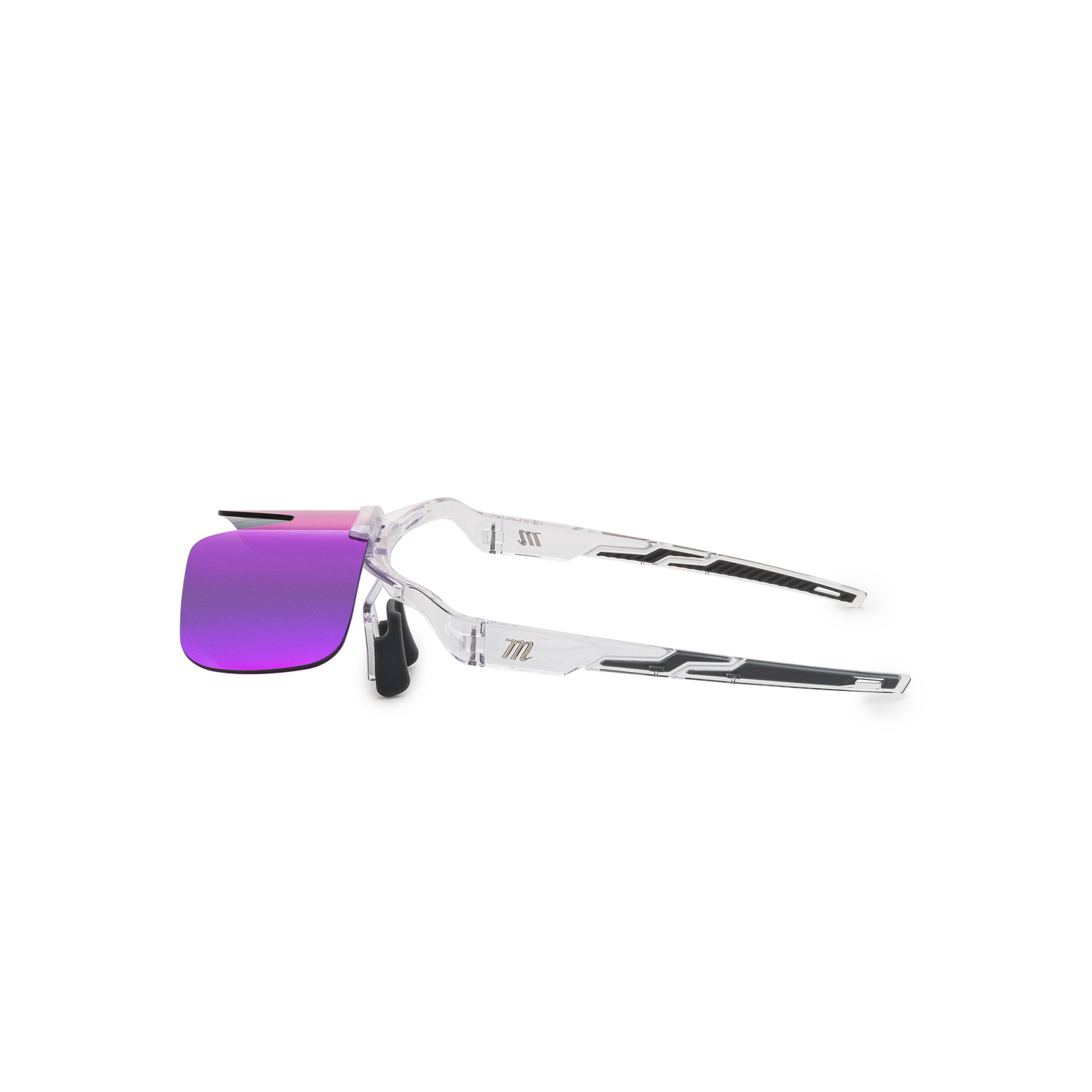 Shield-Flip Performance Sunglasses - Clear — Baseball 365