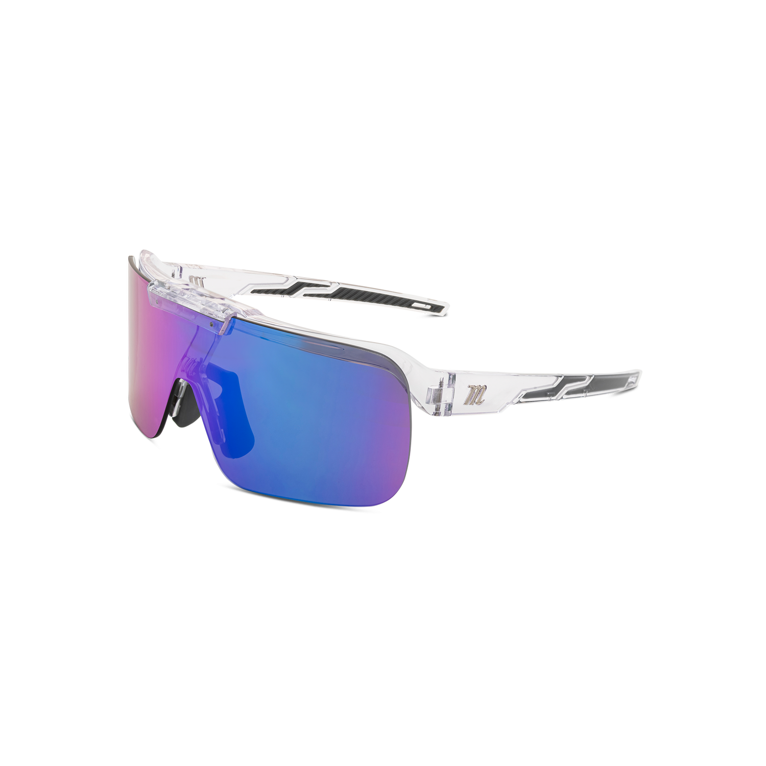 【値下げ】CALEE FLIP UP GLASSES Shield-Flip Performance Sunglasses - Clear — Baseball 365