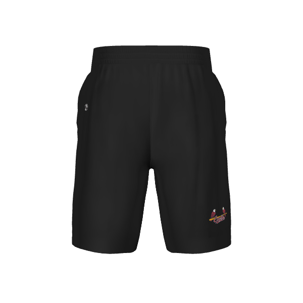 Holloway Youth FreeStyle Sublimated Training Shorts - Black