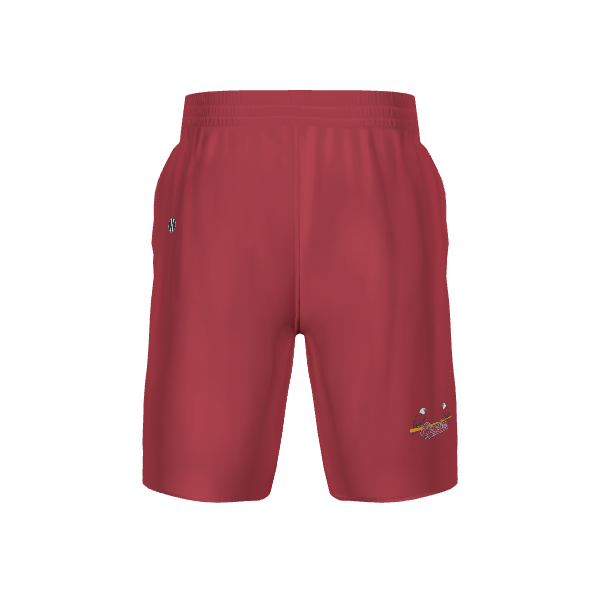 Holloway Youth FreeStyle Sublimated Training Shorts - Red