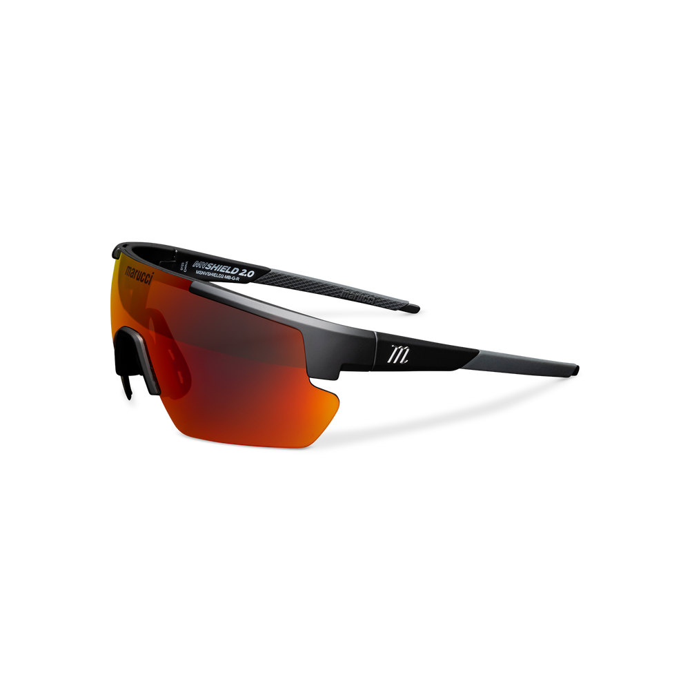 Shield 2.0 Youth Performance Sunglasses - Matte Black — Baseball 365