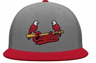 Pacific Headwear Perforated F3 Performance Flexfit Cap - Gray/Red
