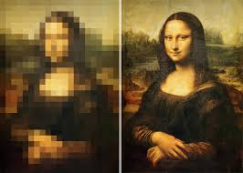 low resolution (L) vs. high resolution (R)