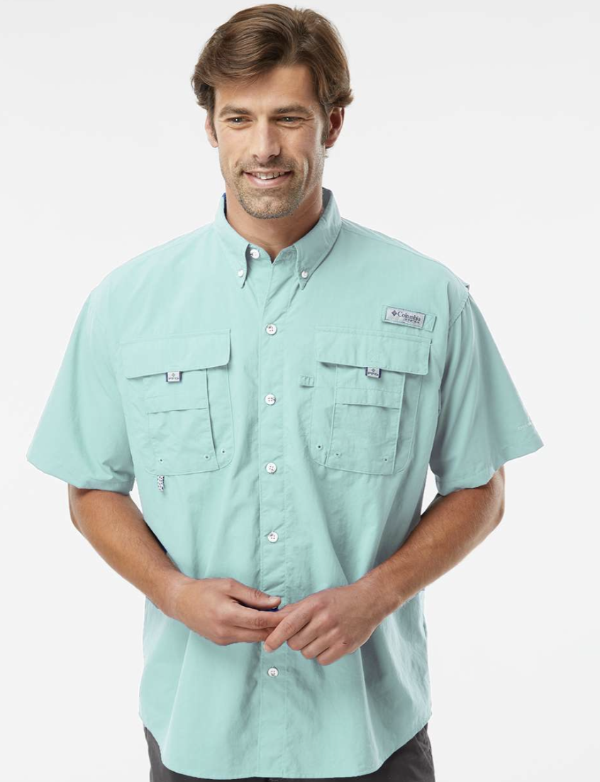 7130 Men's Bonehead™ Short-Sleeve Shirt custom embroidered or