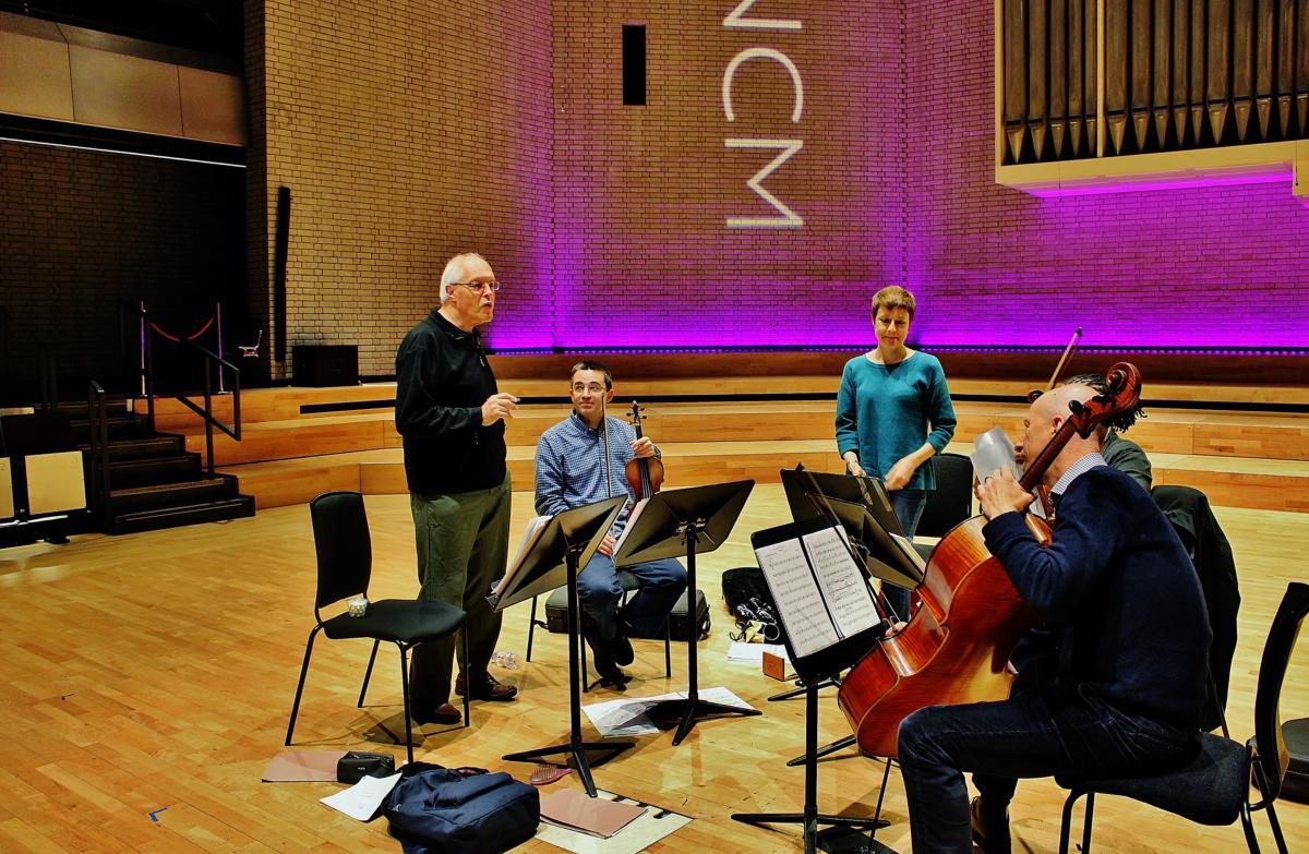 Kreutzer Quartet @ Royal Northern College of Music w/ Prof. Linda Merrick &amp; Michael Finnissy