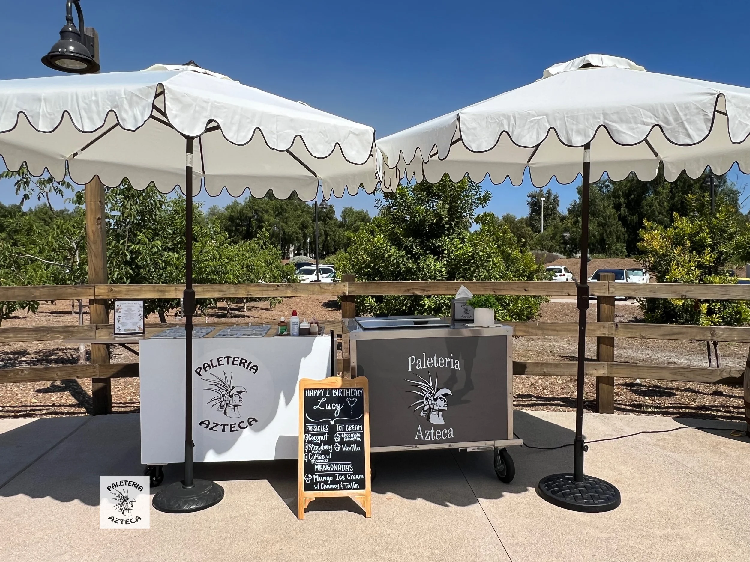 Full-Service Set-up w: Snack Cart.JPG