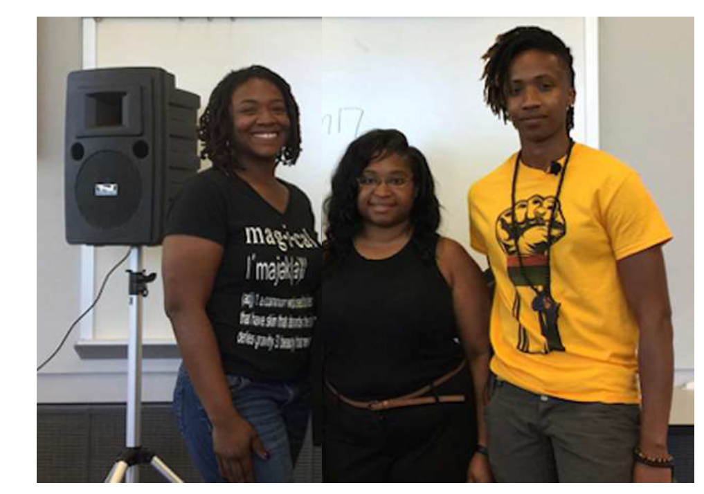 The CrookedRoom Conference Founders: Jaqui Rogers, Amber Bell-Christian, and eNiCoL.