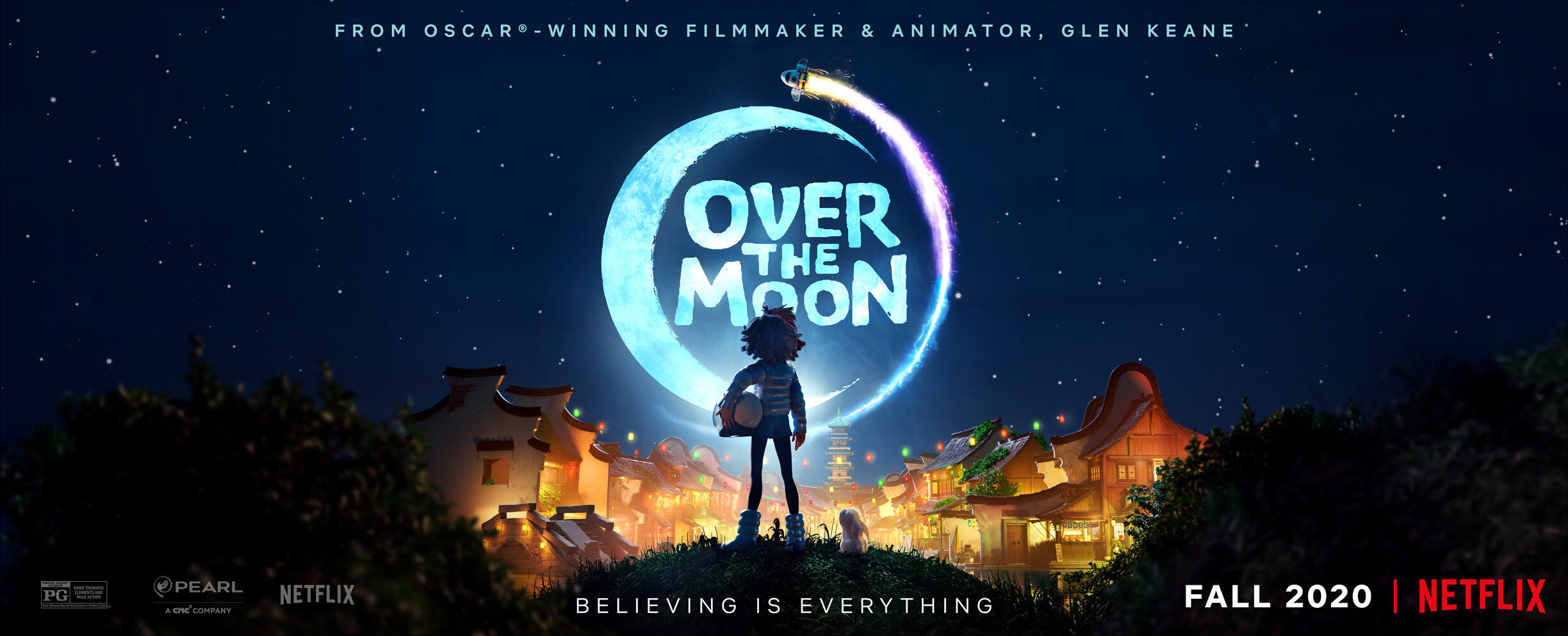 Овер мун. Over the Moon Нетфликс. Путешествие на луну / over the Moon (2020). Путешествие на луну 2020 Постер.