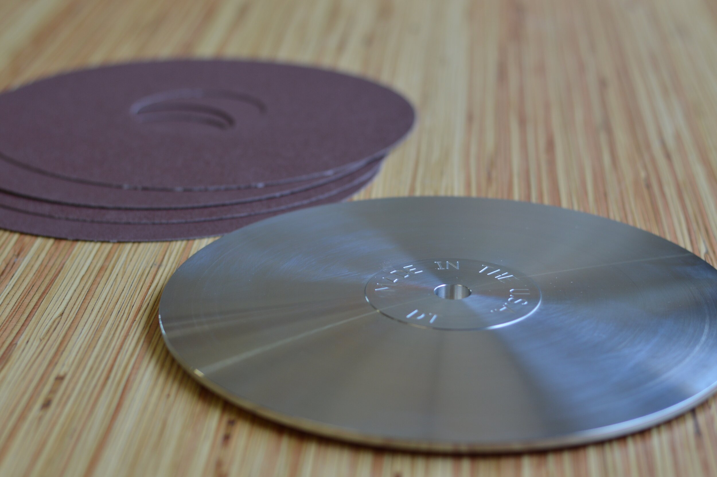 Double Taper Sanding Disc — mike farrington