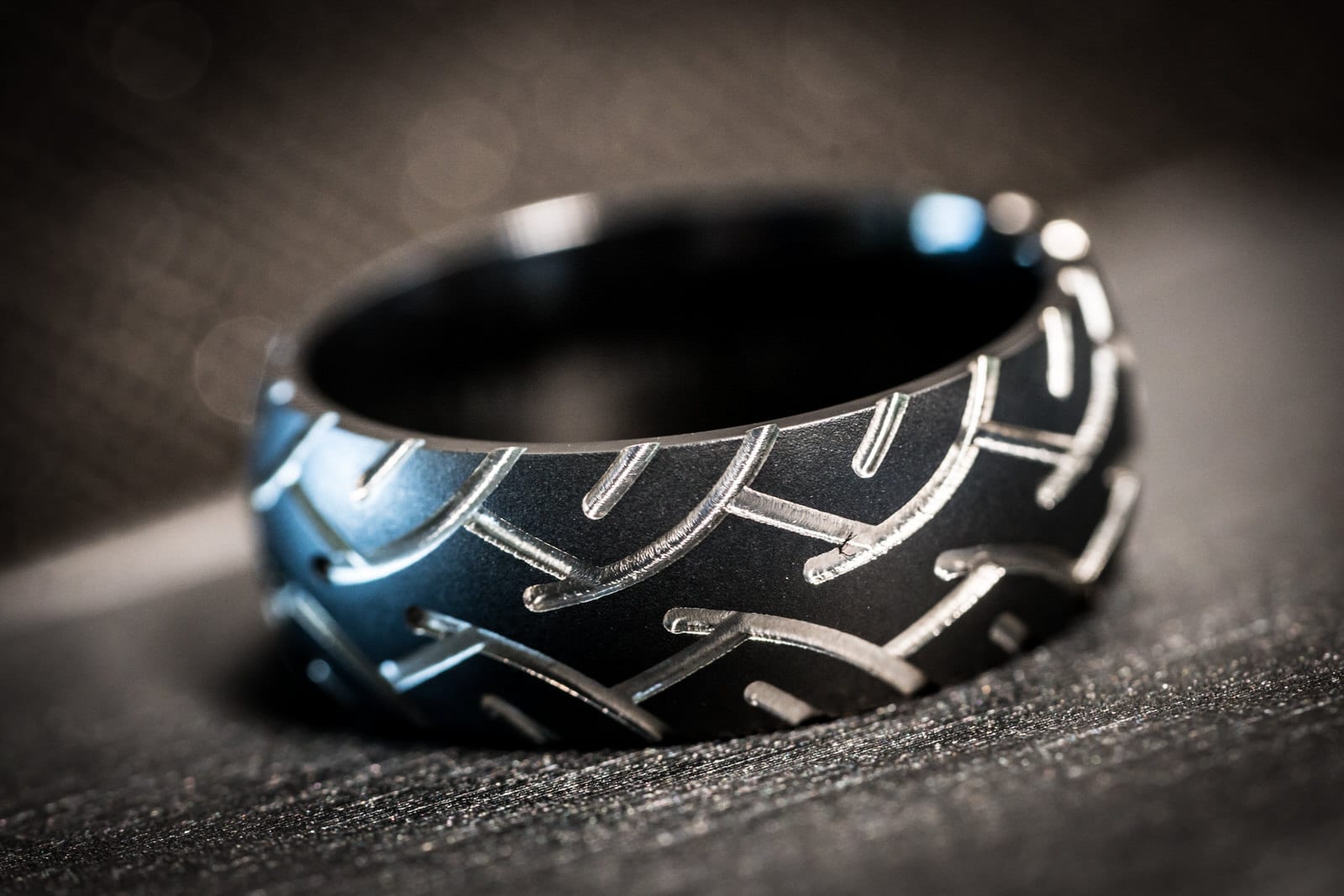 race-car-driver-tire-tread-mens-carbon-wedding-and-silver-etching