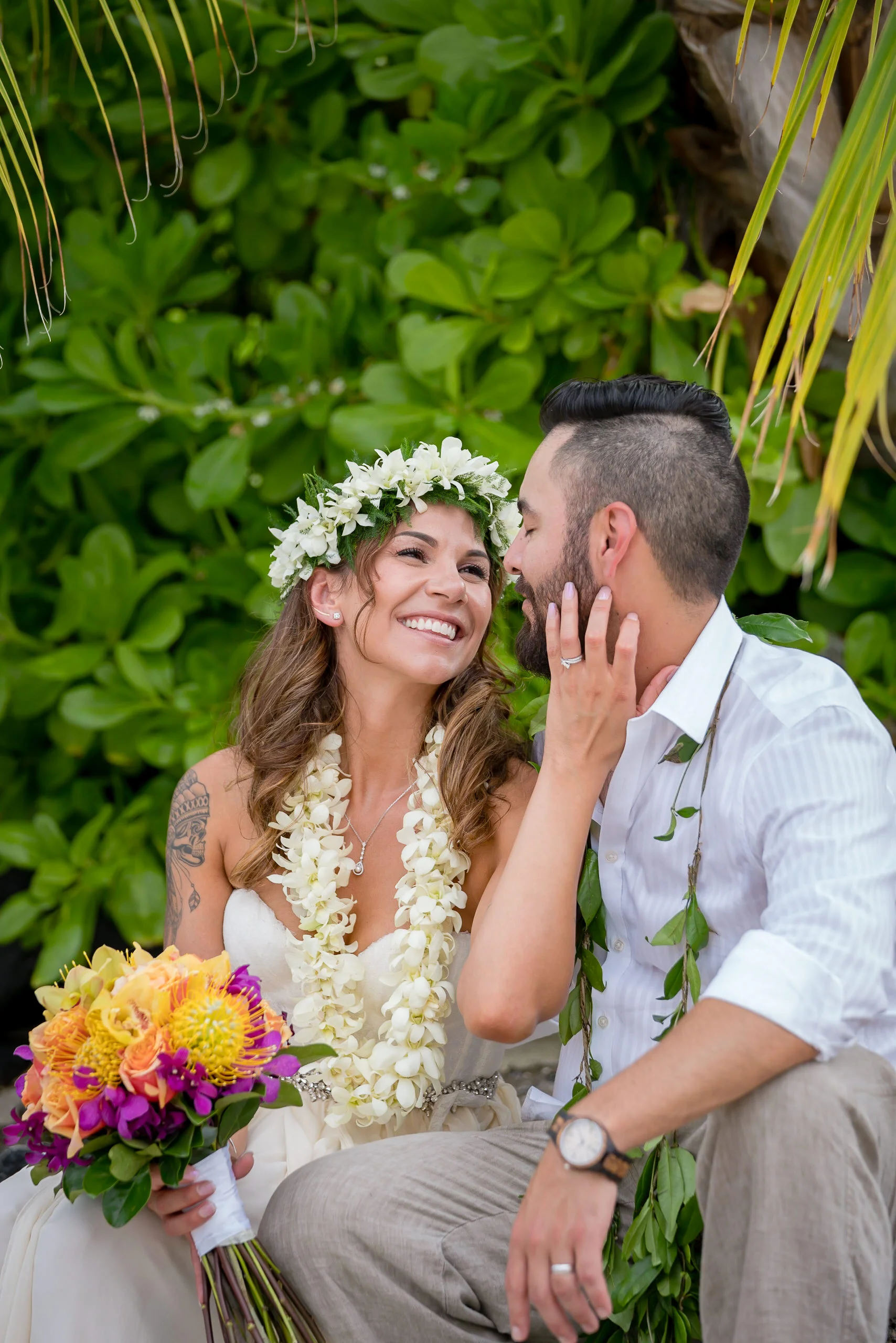 King Kamehmeha Beach Hotel Marriott Kailua-Kona Hawaii Beach Wed