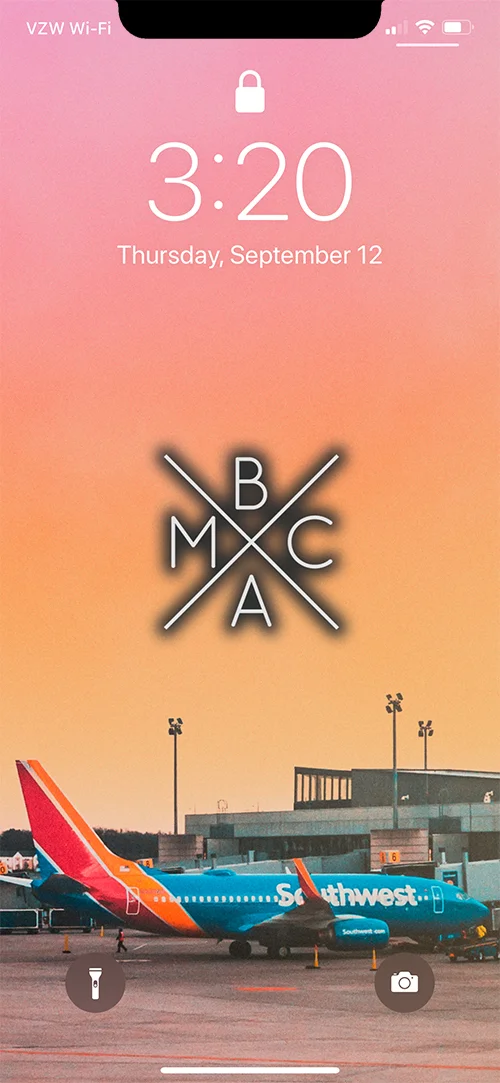 BMAC AIR WALLPAPER (W/ LOGO) EXAMPLE