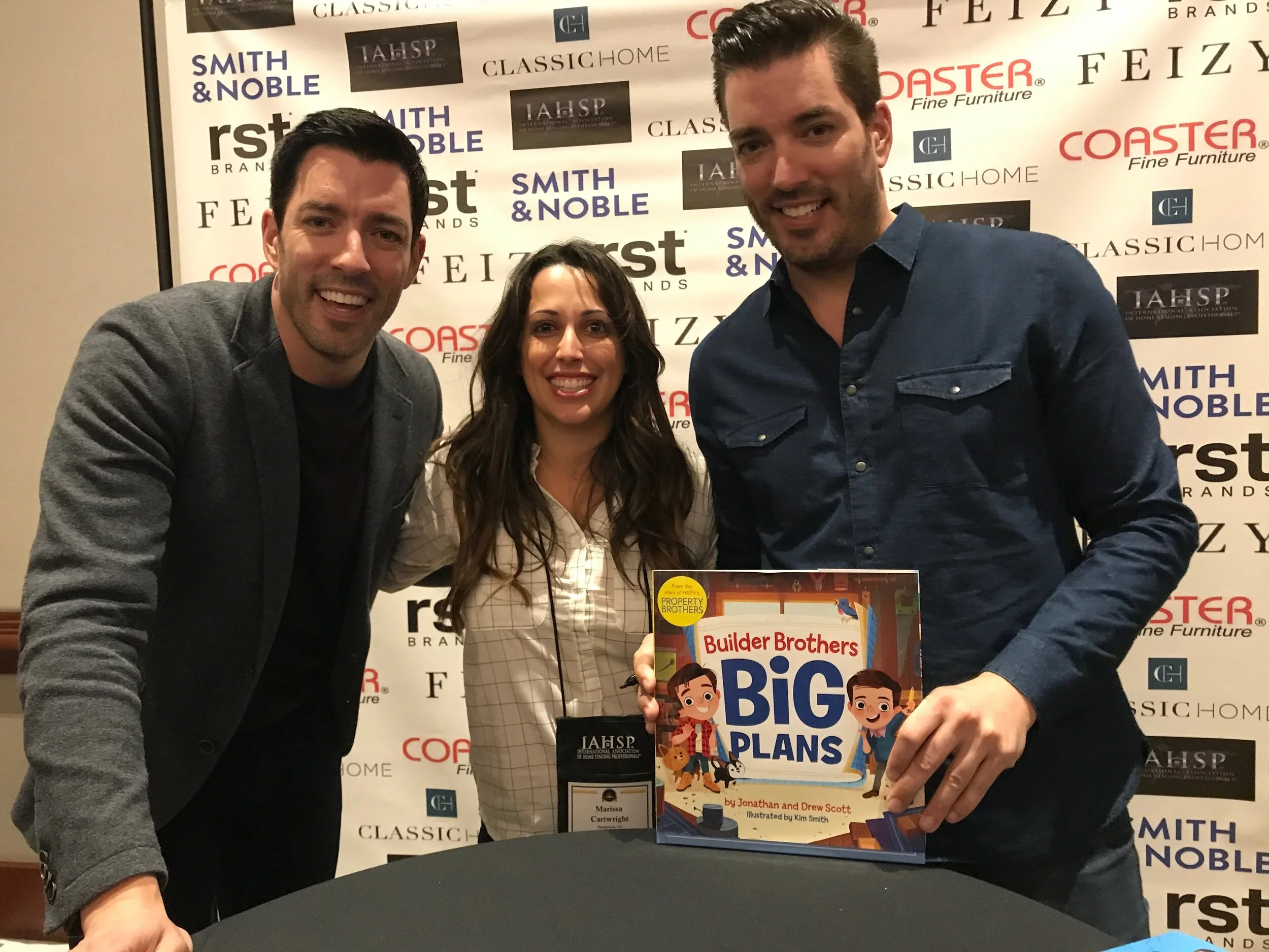 The Scott brothers with Chris Cartwright