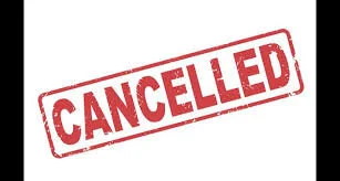 In-Person Services Cancelled