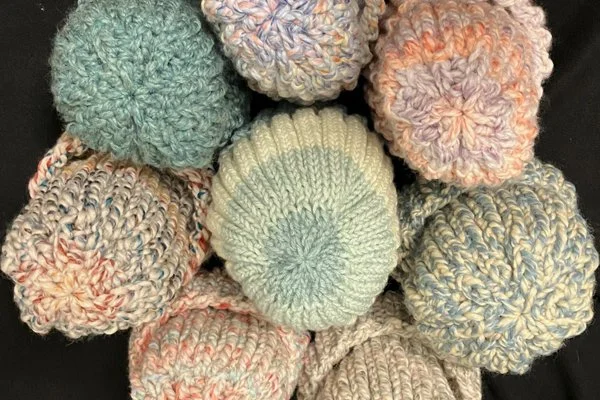 Knitted Hats For The Market Street Pantry