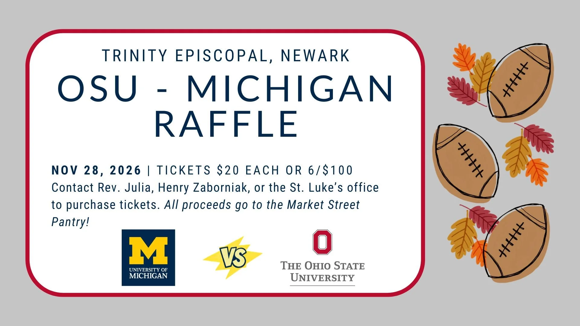OSU Football Ticket Raffle