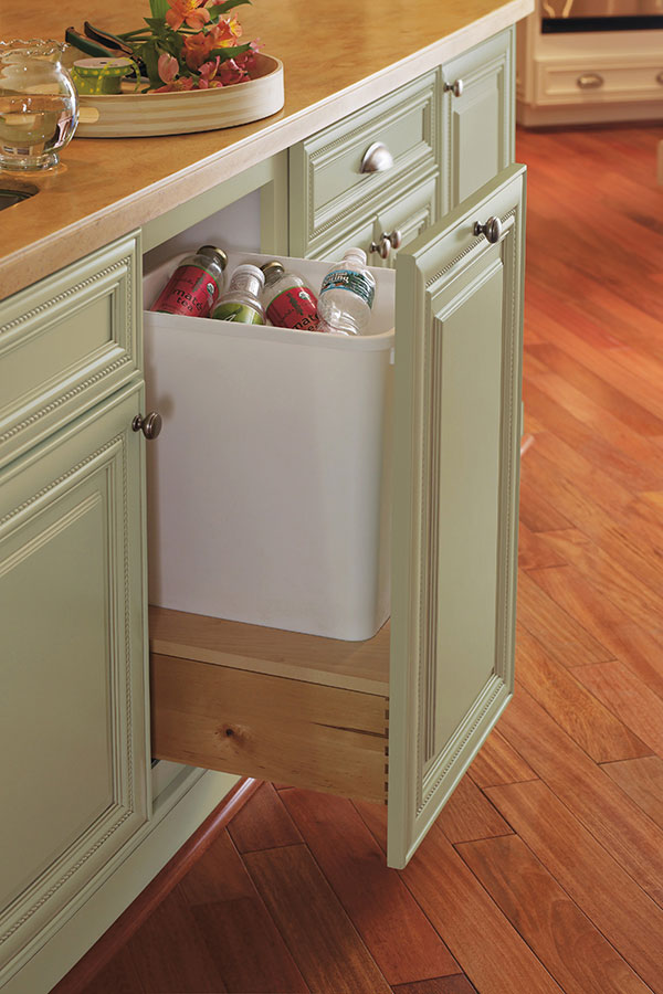 Deep Drawer Base Cabinet With Rollout - Omega Cabinetry