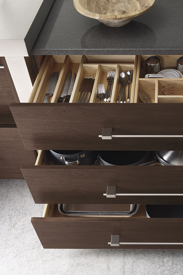 U-Shaped Cabinet Drawer - Omega Cabinetry Specialty Cabinets