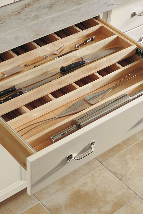 U-Shaped Cabinet Drawer - Omega Cabinetry Specialty Cabinets