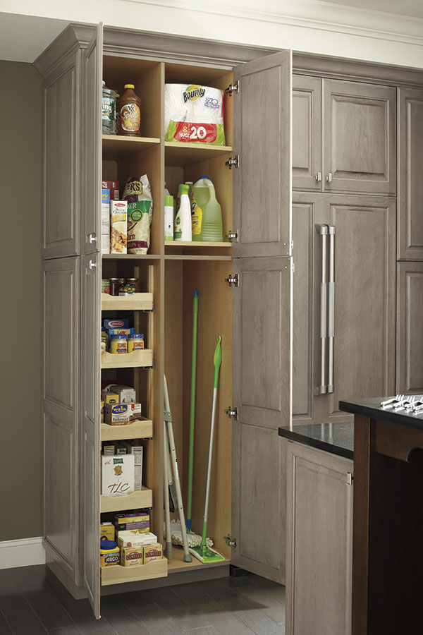 Pullout Pantry Cabinet - Omega Cabinetry Specialty Cabinets