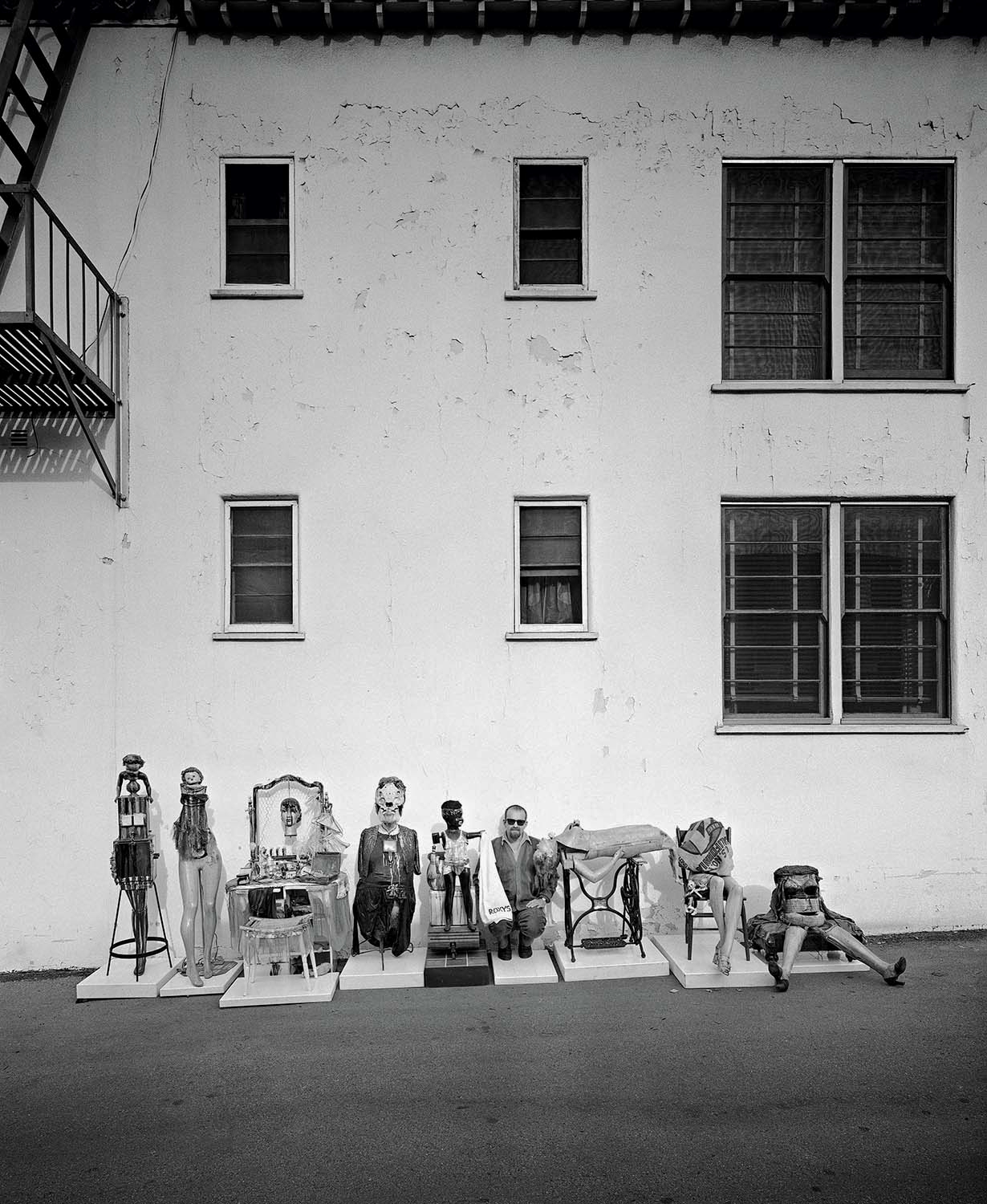  EDWARD KIENHOLZ   Ed with Roxy’s characters, 1961    