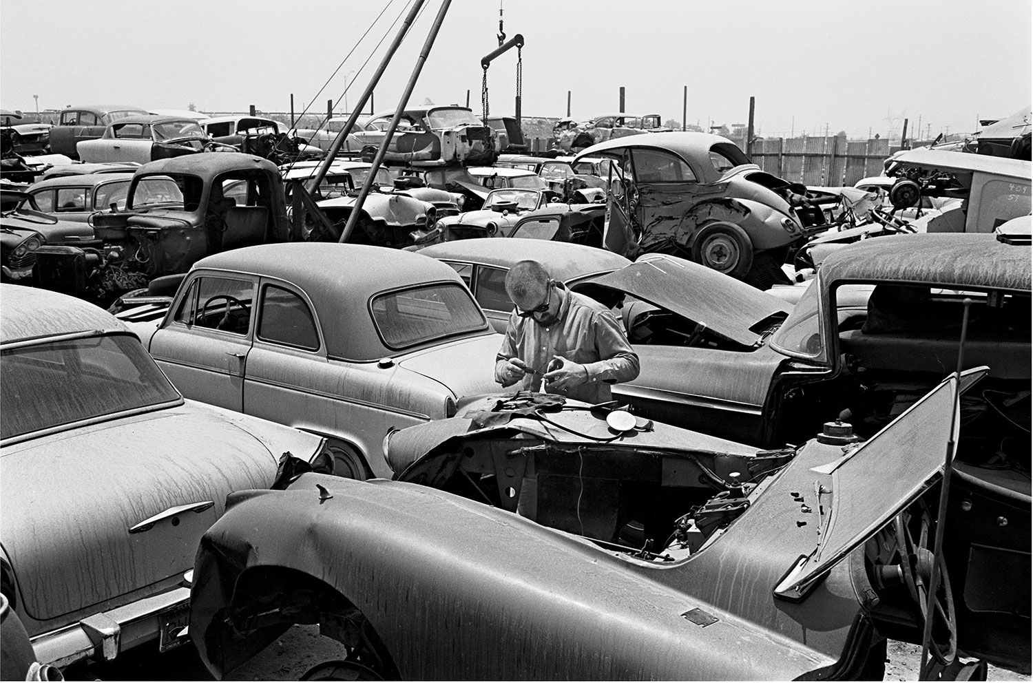  EDWARD KIENHOLZ   Junkyard  two, North Hollywood, California, 1962  