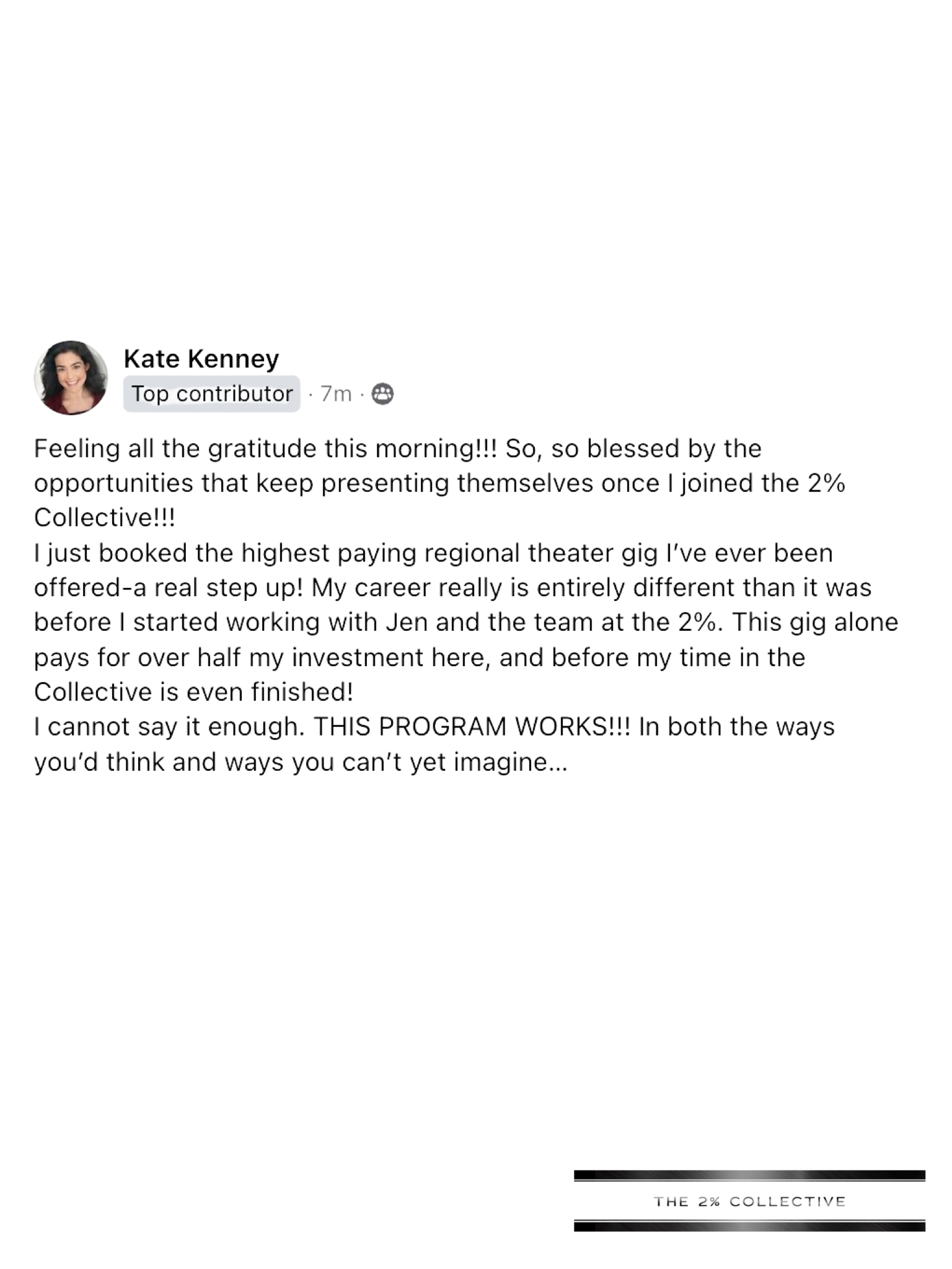 Jen Rudolph_Kate Kenney Testimonial