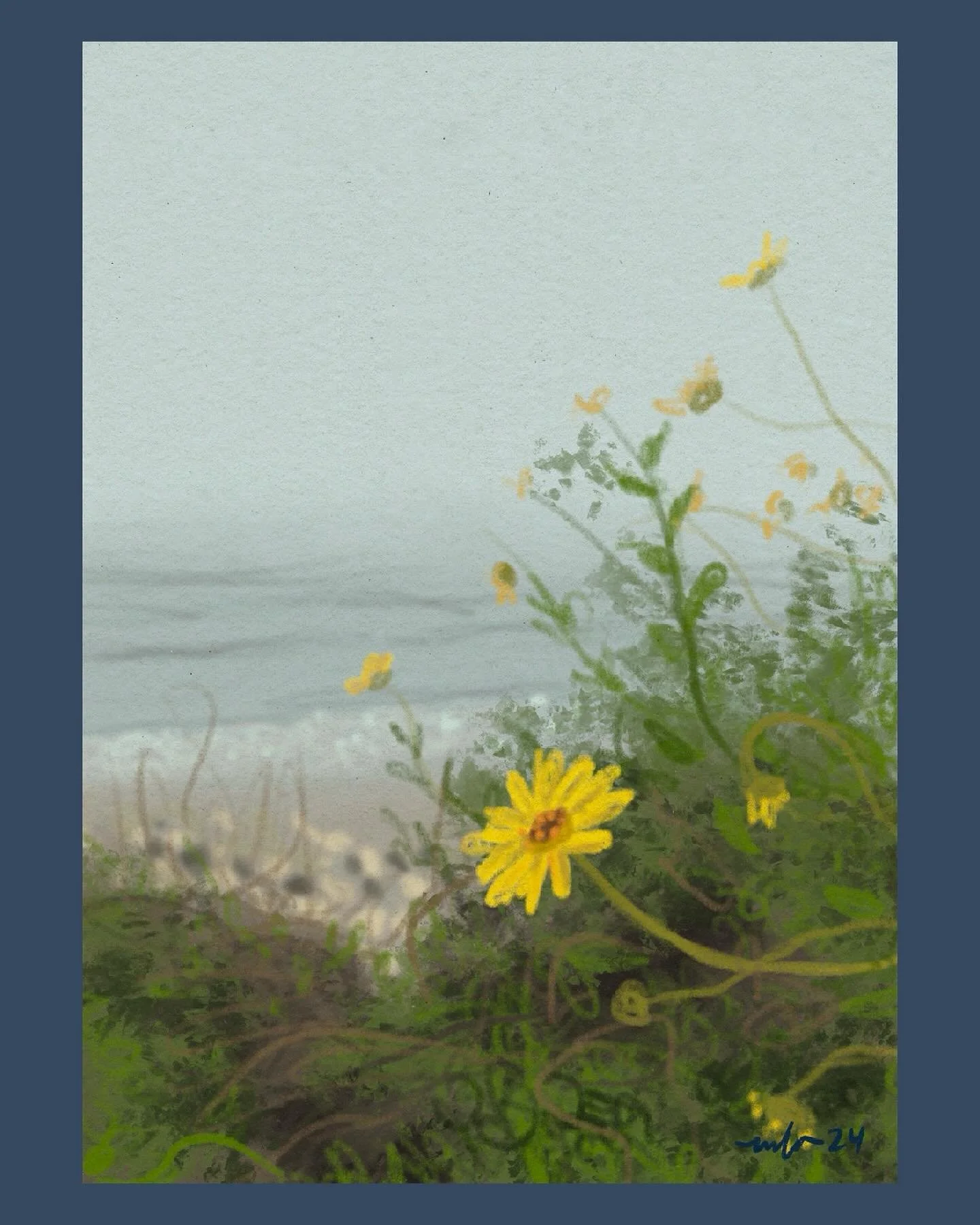 Foggy mornings by the beach 🌼 Summerland, CA

It&rsquo;s hard to keep finding new sources of inspiration for these paintings, I feel like I&rsquo;m just doing sorta the same thing over and over. Trying to be sustainable in being creative so I don&rs