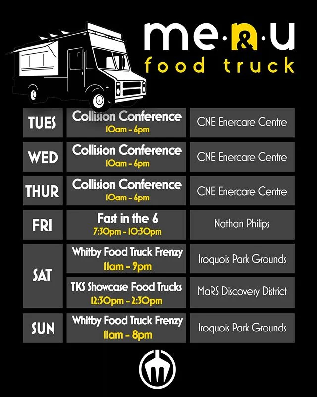 Menu Food Truck Corporate Weddings Private Events