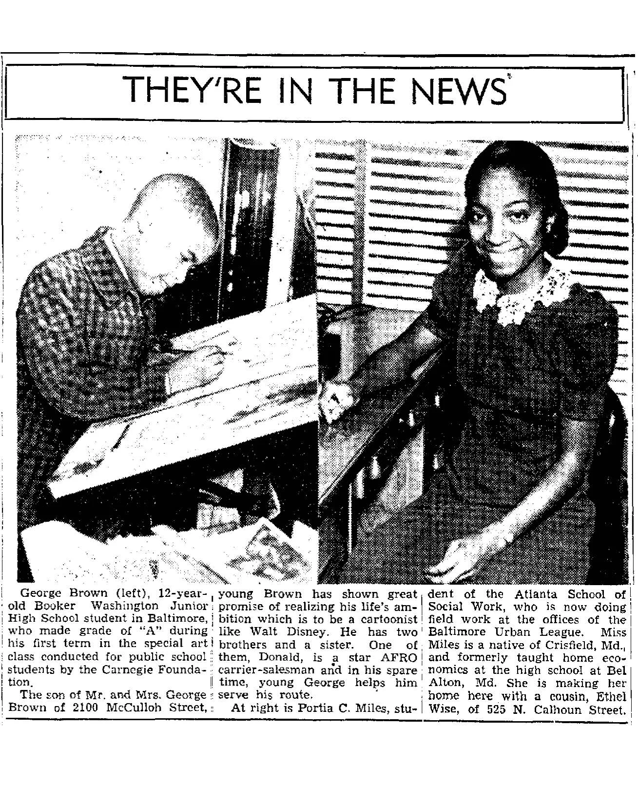 Clippings: They're In The News, 1941