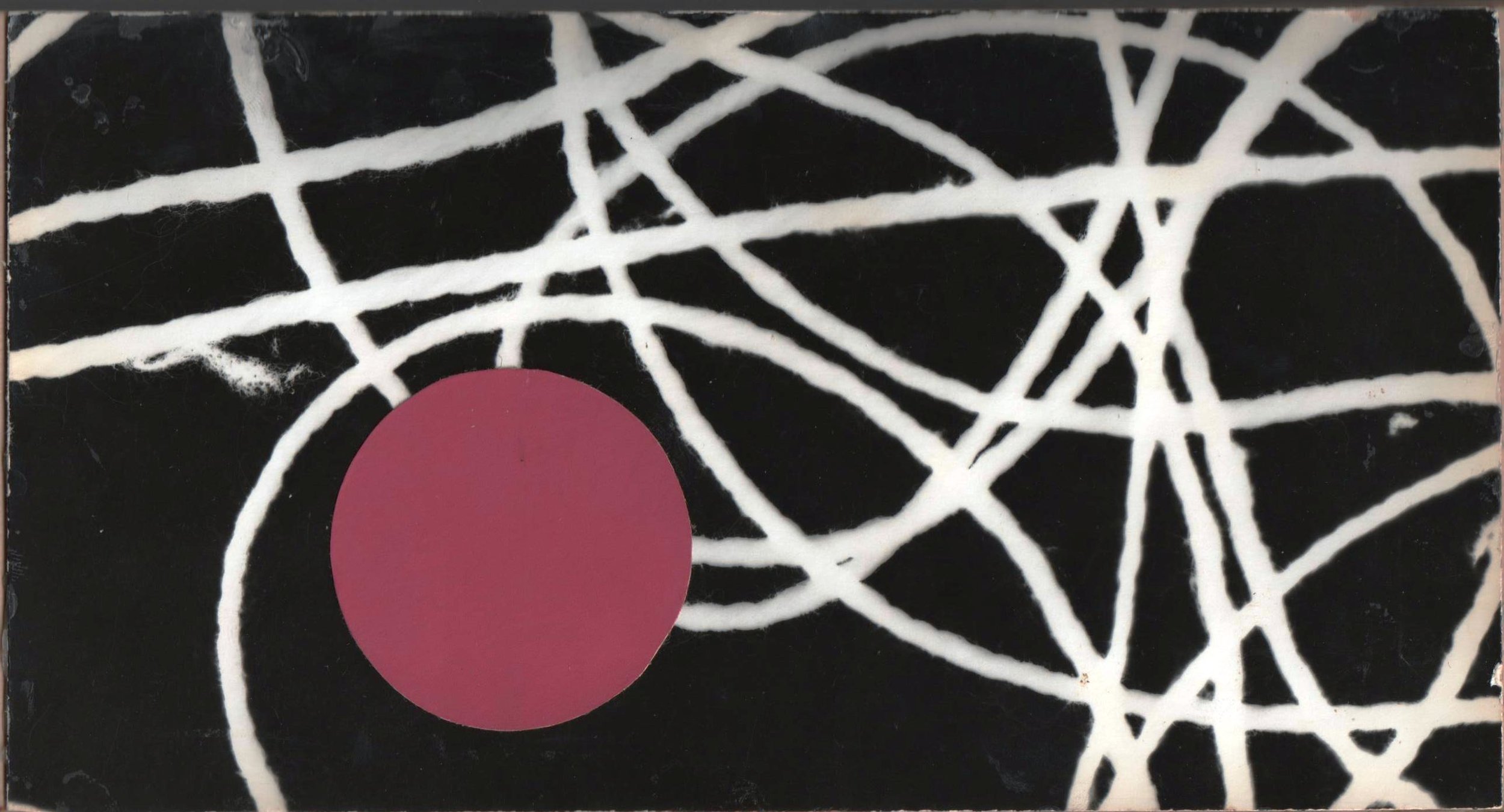 Manuscript written with a red moon by George M. Cox III