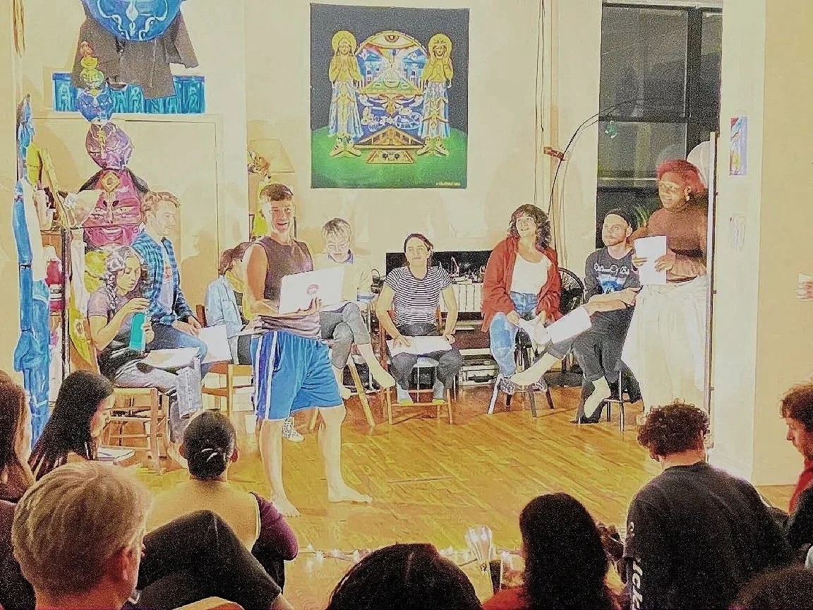 introducing a reading of a TV pilot by Abby Avital