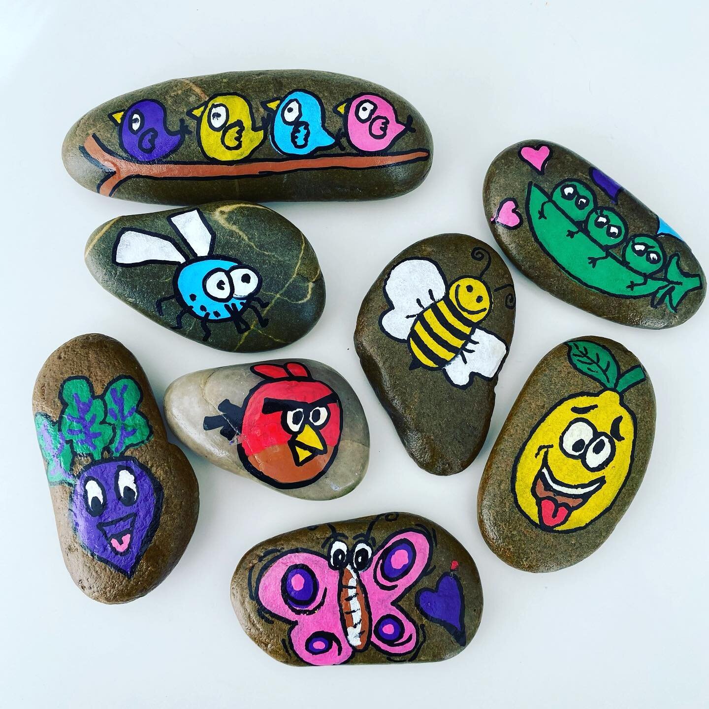 New rocks to be hidden in the garden on the weekend. Come find them and re-hide them back in the garden.  #nbsr #newport2106 #community #funforkids