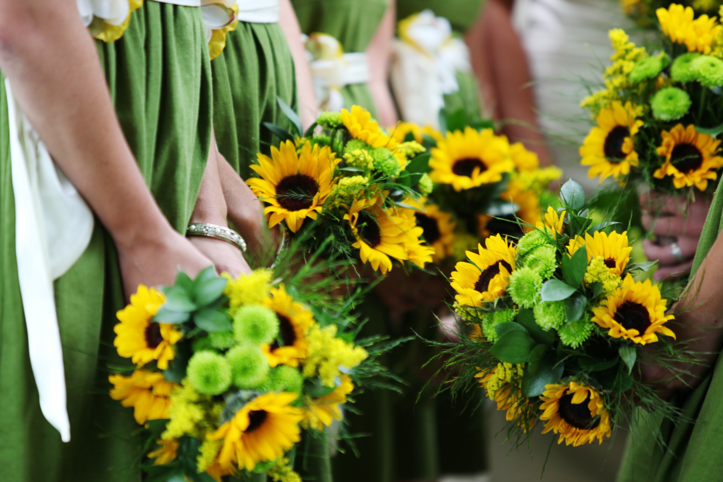 Sunflower Hand-Tied Bouquets