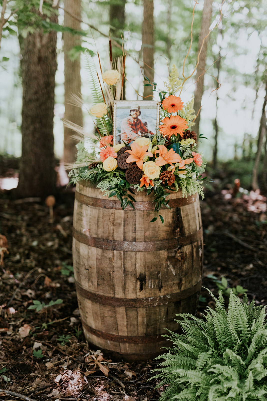 Woodland Portrait Arrangement