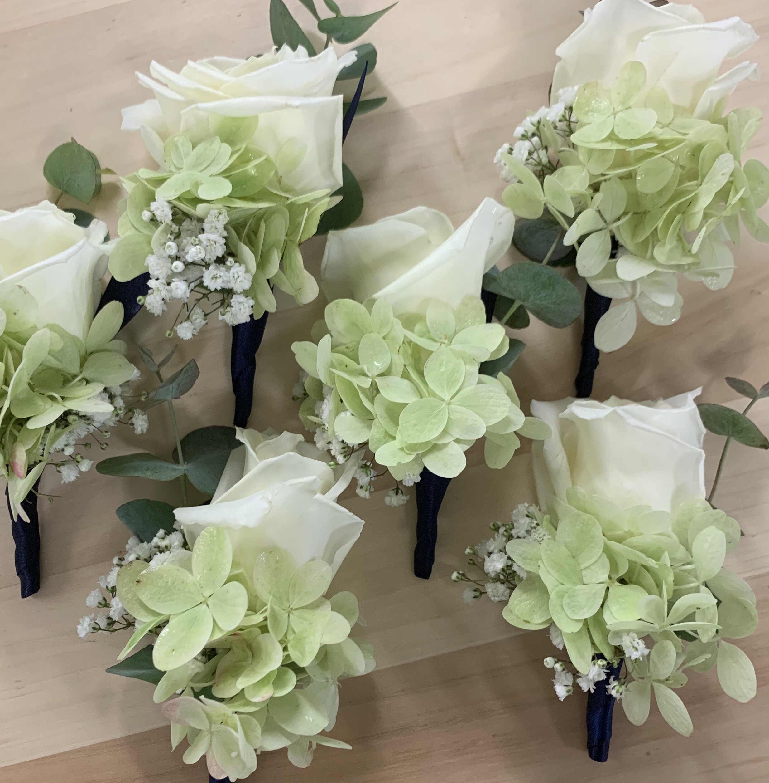 Rose and Limelight Hydrangea Boutonniere.jpg