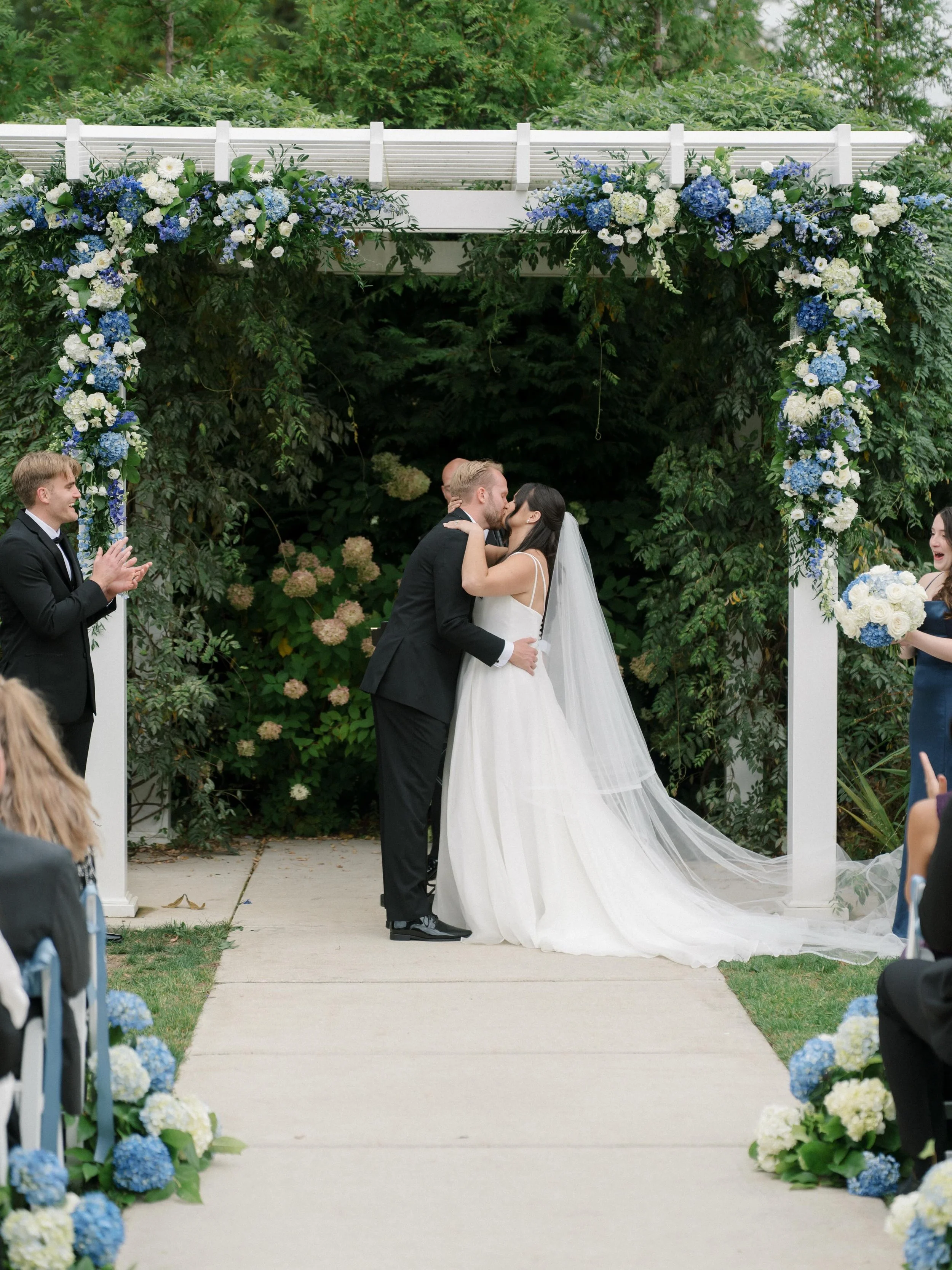 Looking back on this beautiful day at Bay Pointe Woods in Shelbyville, Michigan for Chris and Kyle&rsquo;s wedding. Such a wonderfully collaborative day with Cynthia Mae Photography, Megan Terpstra of Best Day Details, and the amazing venue team at B