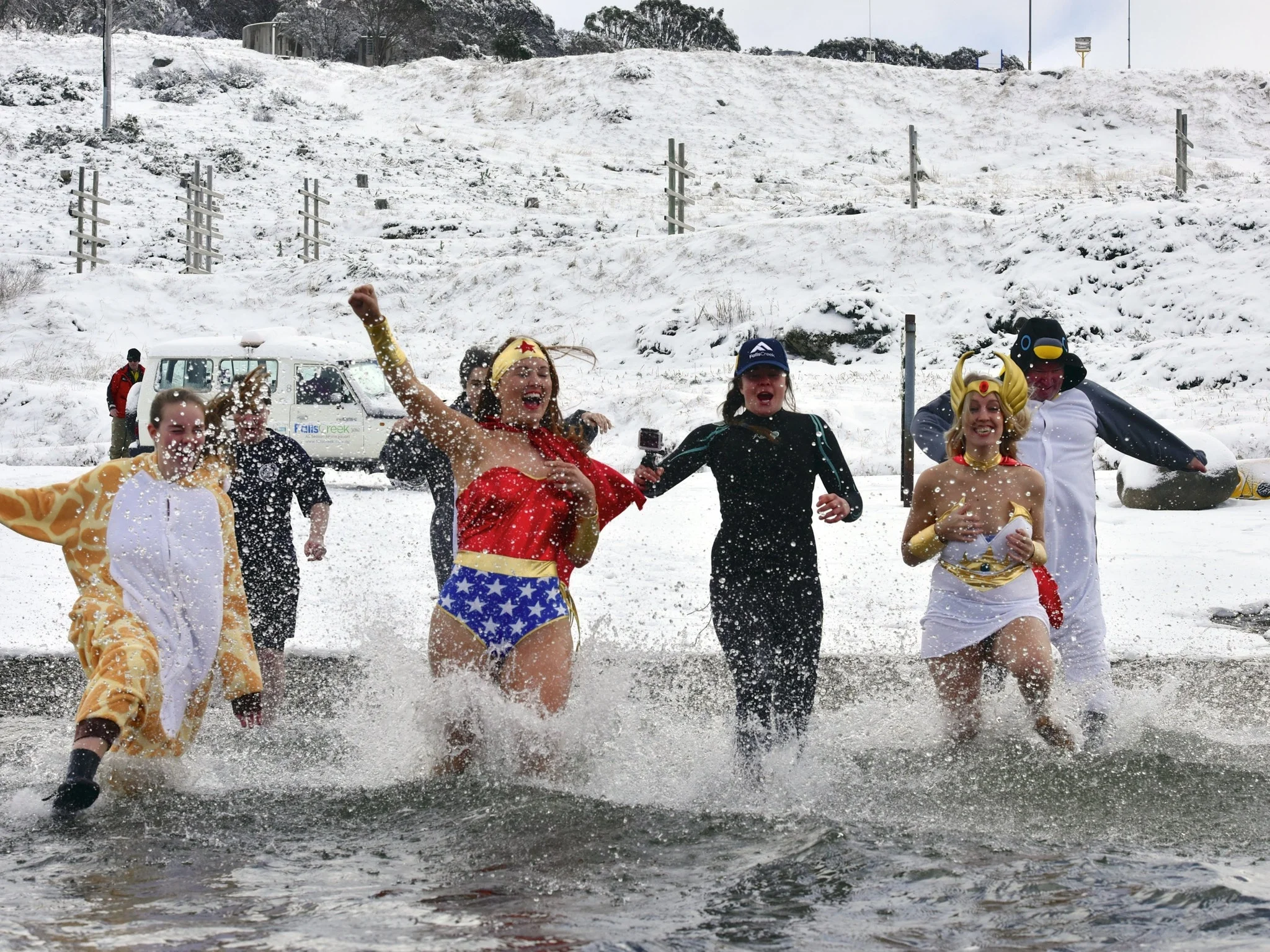 Falls Creek Ice Plunge