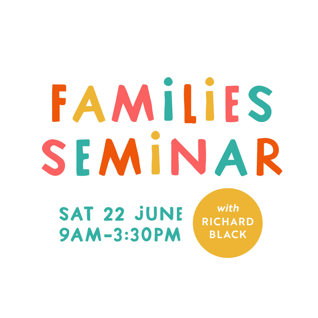 SAVE THE DATE for this seminar with Richard Black in June! Suitable for anyone who disciples young people (not just for parents!). Find out more about the content on our website (link in bio).