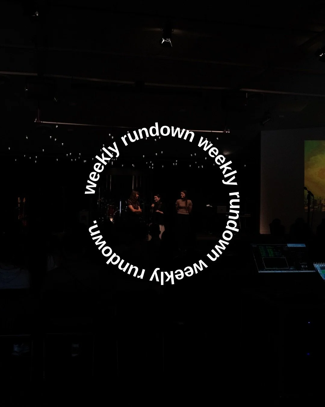 We are ONE week out from Carols!! Ensure your family and friends will be joining you this week at 5pm for a fun and festive service! Santa hats are very welcome, and save room for an ice cream afterwards :)