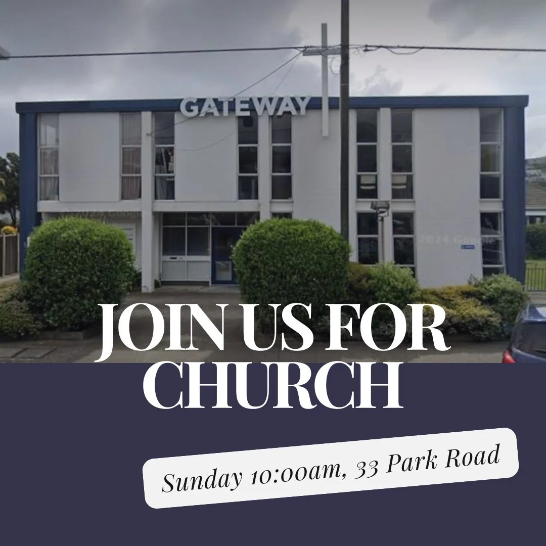 Join us this Sunday 4th Janurary for a combined service at Gateway Baptist - 10am at 33 Park Road, everyone is welcome!